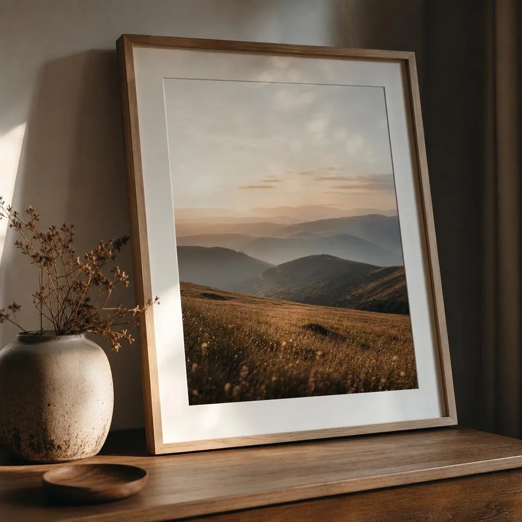 Still-life objects held in quiet shadow